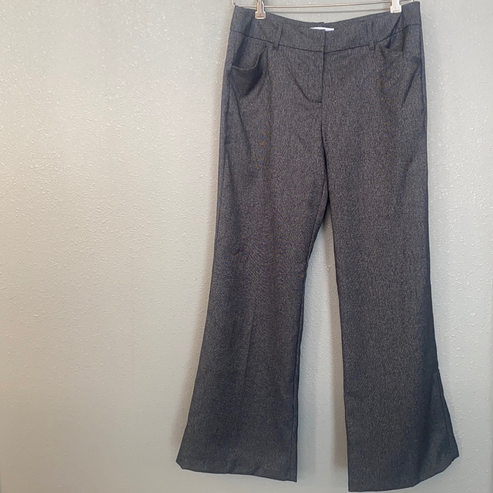 New York & Company Size 4 Dark Gray Bootcut Slacks